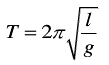 重为W的质点，由长为l的绳子连接，如图所示，则单摆运动的固有圆频率为（  ）。
