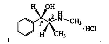 以下拟肾上腺素药物中含有2个手性碳原子的药物是