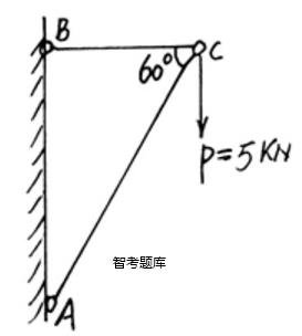 图示结构中BC和AC杆属于（ ）。