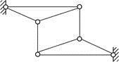 如图所示所示的体系，几何组成为（　　）。