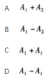 二阶电路微分方程特征根分别为p1、p2，且均为实数，则电路响应的一般形式为（ ）。