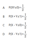 设随机变量X,Y相互独立,且X～N(0,1),Y～N(1,1),则().