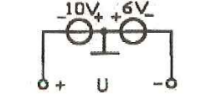 如图，求电压U=(  )。