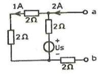 图中，电压Uab为()