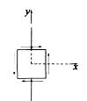 单元体的应力状态如图所示，其σ1的方向：