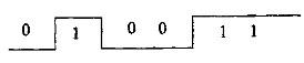 数字信号如图所示，如果用其表示数值，那么，该数字信号表示的数量是:  
